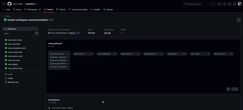DigitalBank — Test Automation Case Study screenshot 1