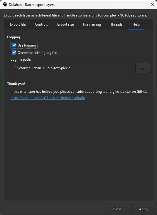 Dulahan Plugin (Inkscape Batch Export) screenshot 9