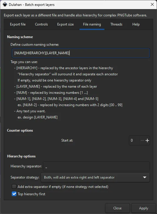 Dulahan Plugin (Inkscape Batch Export) screenshot 6