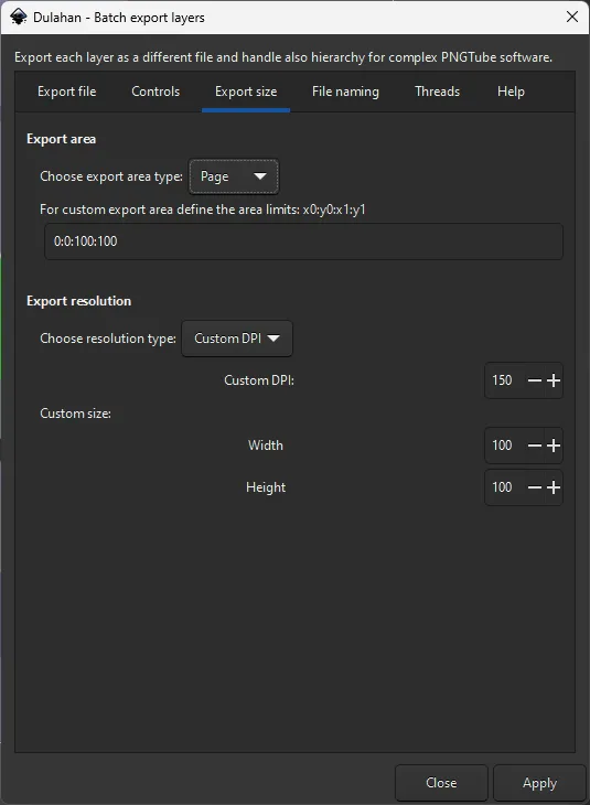Dulahan Plugin (Inkscape Batch Export) screenshot 7