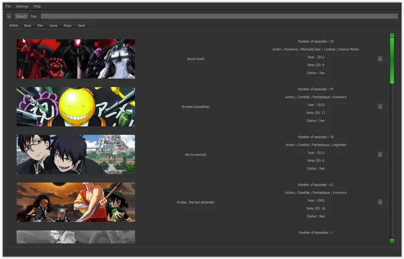 Mediatok screenshot 1